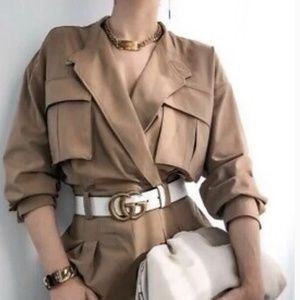Zara Taupe/Camel Jumpsuit Medium